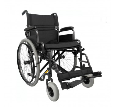 Cadeira de Rodas Aço Dobrável até 120 Kg D400 - Dellamed