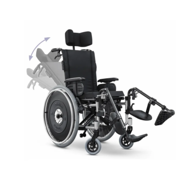 Cadeira De Rodas AVD Alumínio Reclinável 44x40x50cm - Ortobras
