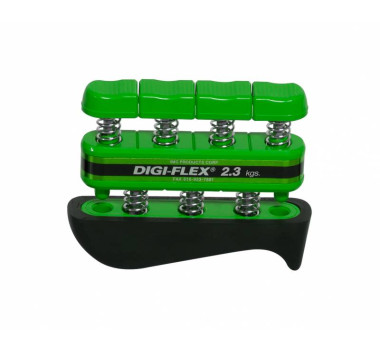 Digiflex Médio- Verde - Exercitador Para Dedos ,Polegar, Pulso E Antebraço - Cando Band 
