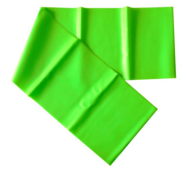Faixa Elástica Rubber Band - Verde Forte  - 1 M - Exercícios E Fisioterapia De Reabilitação