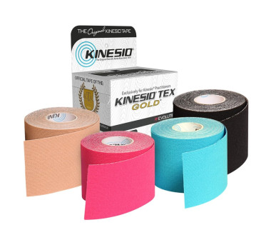 Bandagem Elástica Adesiva - Faixa Kinesio - Tex Gold- 5 Metros