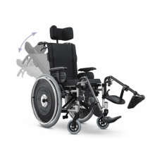 Cadeira De Rodas AVD Alumínio Reclinável 46x40x50cm - Ortobras