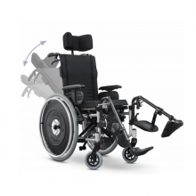 Cadeira De Rodas AVD Alumínio Reclinável 42x40x50cm - Ortobras