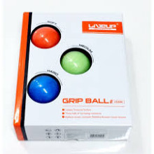 Kit Bola de Aperto Grip Ball - Leve, Medio, Forte - Liveup