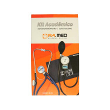 Kit Acadêmico - Aparelho de pressão manual Adulto - Fecho Velcro - PAMED