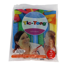 Abaixador de linguá com aroma e sabor c/ 40 unidades - Tic Tong 
