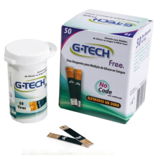 Tiras Reagentes P/ Medição De Glicose Free 1 - 50Und- G-Tech